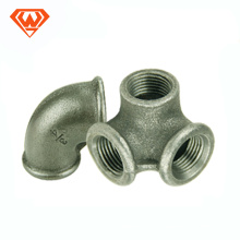 Black Malleable Iron Pipe Fittings Side Outlet Elbow